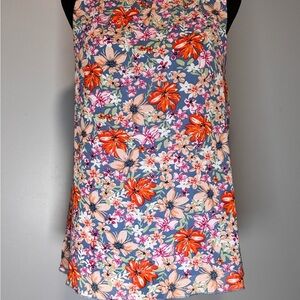Vibrant Floral A-Line Skirt